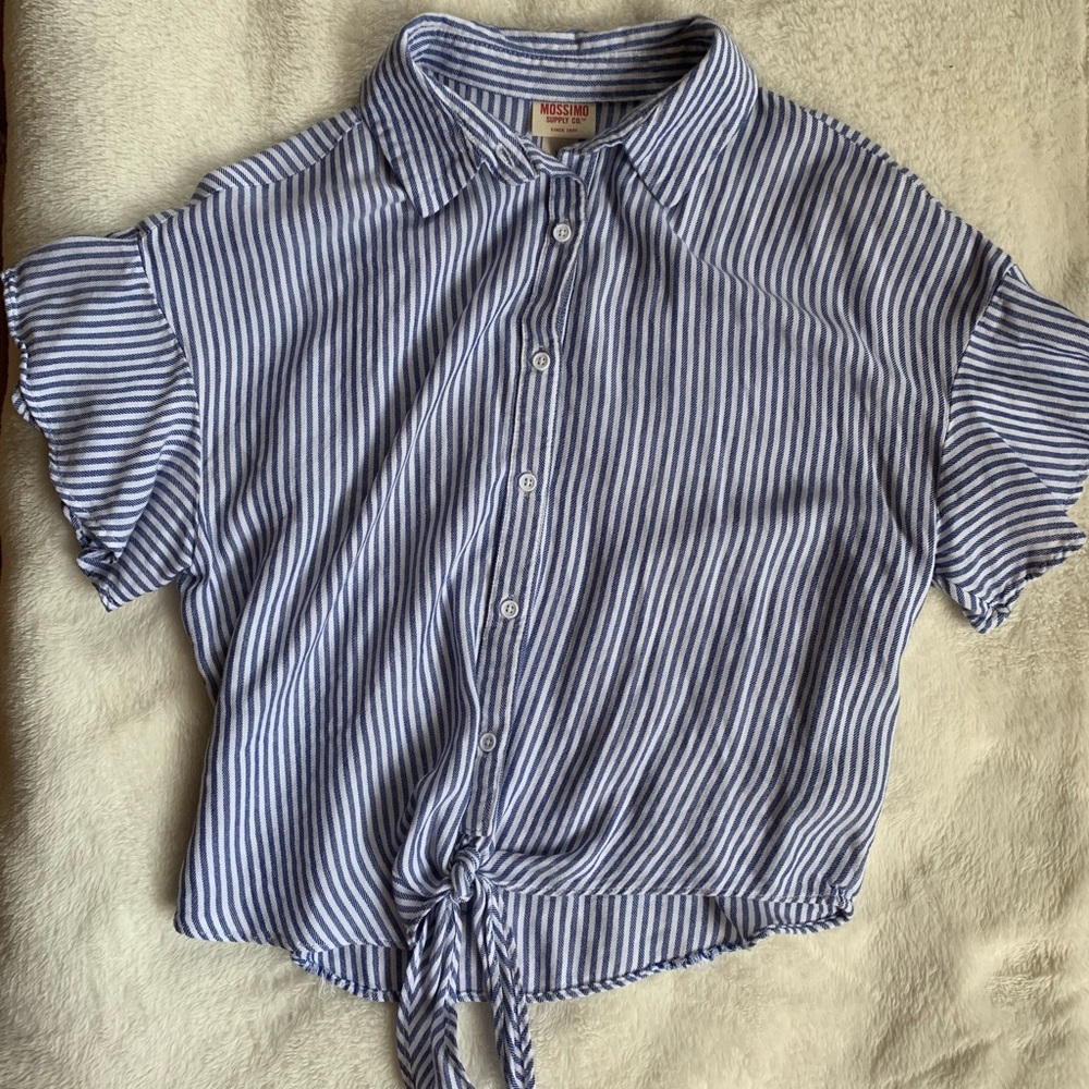 Stripped button down